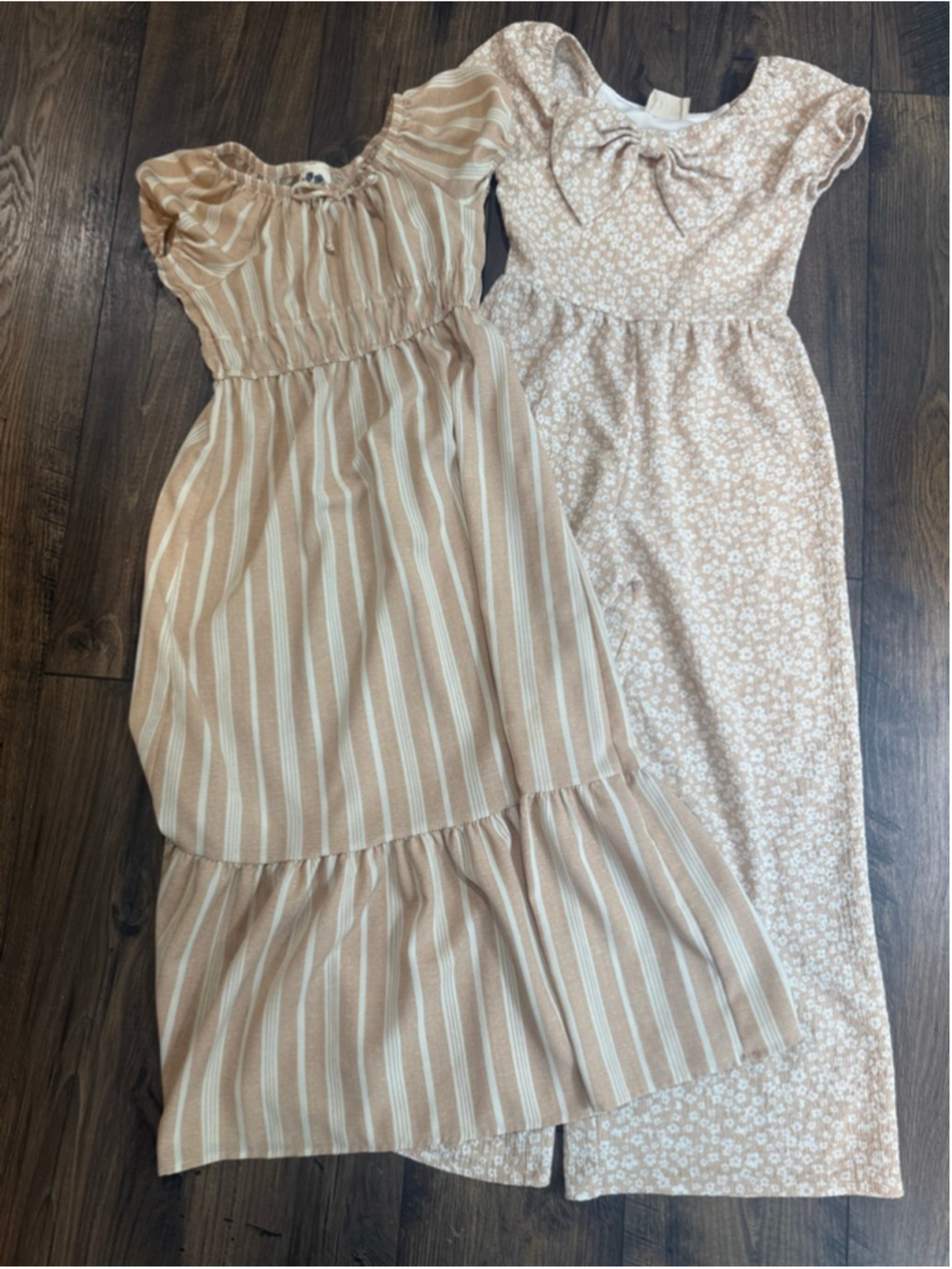 Girl’s Jumper Dress Lot Size 8 Neutral